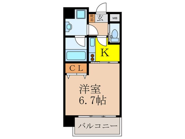 プレジオ西三国の物件間取画像